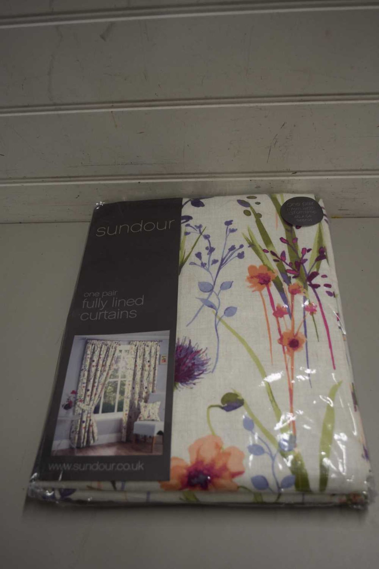 Longbridge pencil pleat semi-sheer curtains, 117 x 137cm - Image 2 of 2