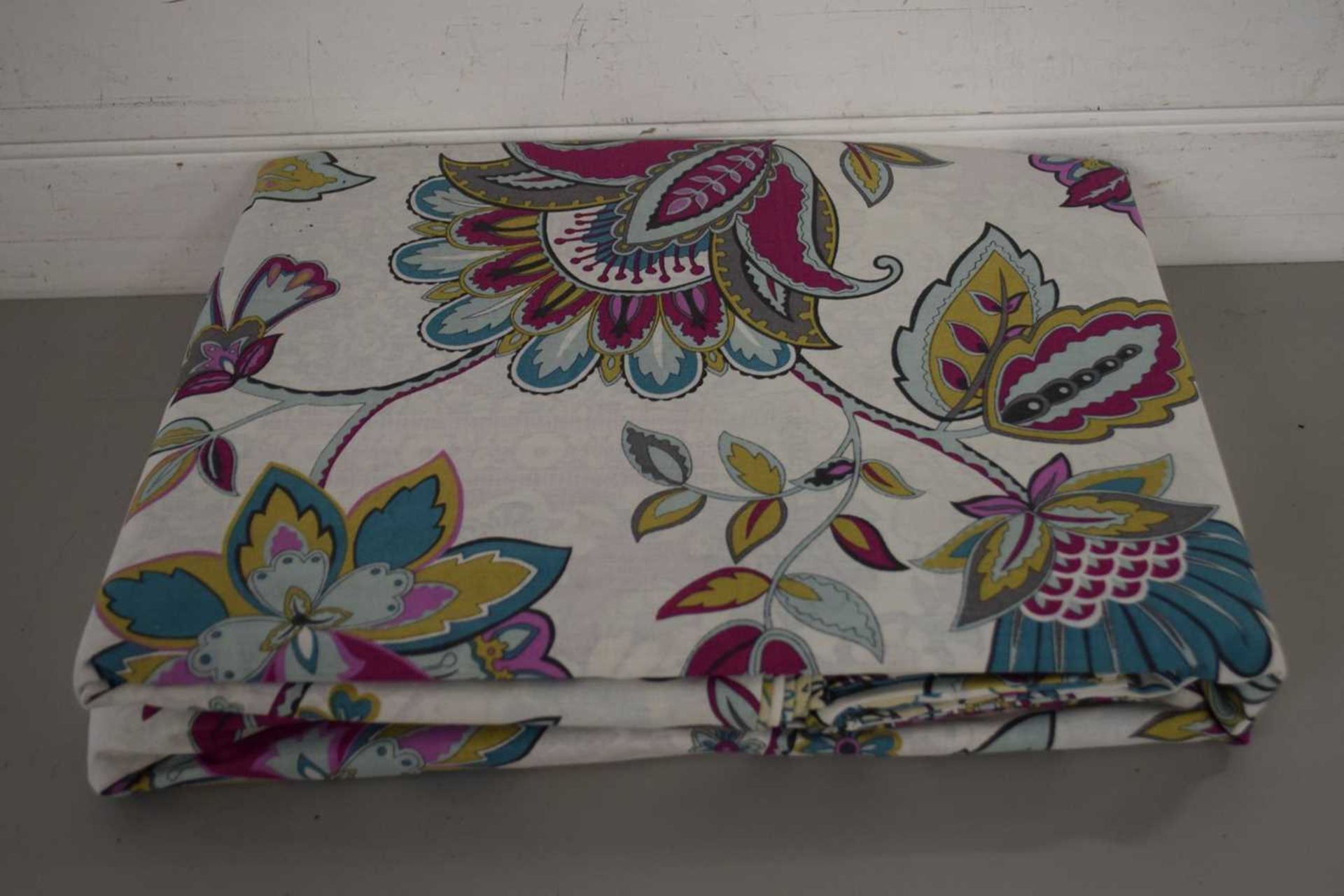Marinelli teal quilt set, king - Image 2 of 2