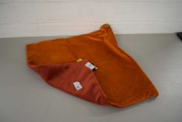 Orange/rust cushion cover