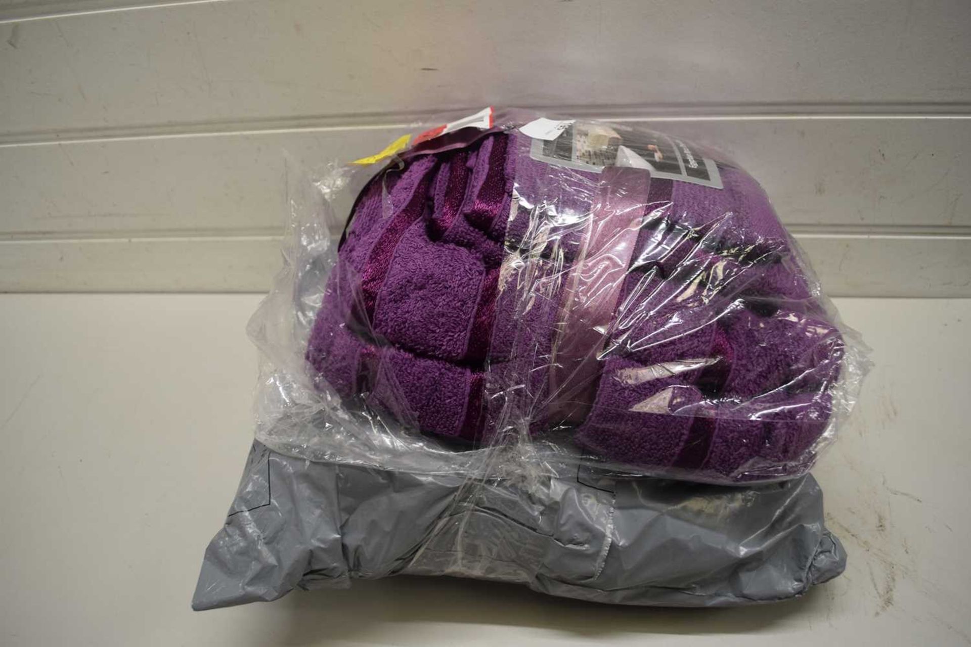 Boston 8-piece towel set, colour aubergine - Image 2 of 2