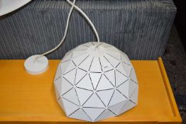 Geometric design pendant light shade