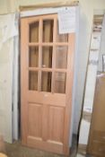 Timber door, height 200cm, width 76cm