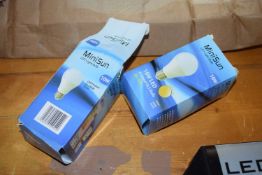 Two E27 LED light bulbs, colour warm white