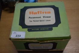 Boxed Halina Paramount viewer