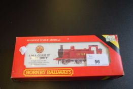 Hornby 00 gauge LMS class 3F 0-6-0 T Jinty, boxed