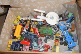 Large collection of various die-cast and other vehicles to include Dinky Toys Spectrum pursuit