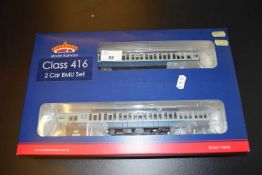 Bachmann Branch Line Model Railways Class 146 two-car EMU set, BR Blue and Grey (boxed)