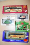 Mixed Lot: boxed Wallis Arnold die-cast luxury coach, together with Rowntrees, Ready Brek and