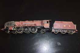 Hornby 00 gauge locomotive 'Duchess of Sutherland', with LMS tender