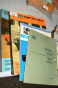 Mixed Lot: Inter-Europe repair manuals Ford Cortina Mk III and Ford Cortina Mk IV, together with