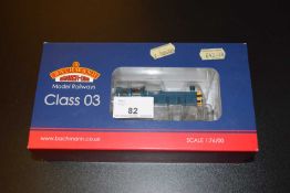 Bachmann Model Railways 00 gauge class 03 Diesel shunter, boxed