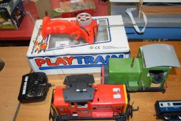 Mixed Lot comprising a radio controlled toy train plus one other