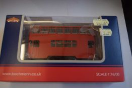 Bachmann Branch Line tramcar red (boxed)