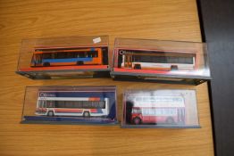 Corgi Original Omnibus Company models in perspex cases comprising Blackpool Tramway Centenary,