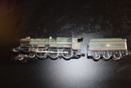 Hornby 00 gauge locomotive, 'King Charles I' with tender, unboxed