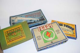 Mixed Lot of vintage games to include Morse Tutor, Shoc, Aviation and the new game of card soccer