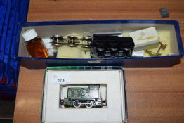 Boxed DJH SK001 diesel shunter together with further box assorted parts