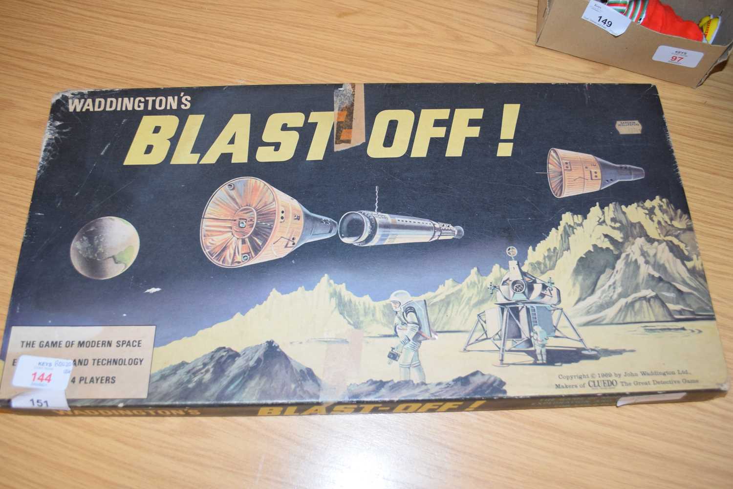 Waddingtons Game Console Boxed Waddingtons 'Blast Off' game