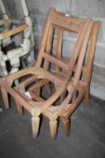 Three Regal dining chairs, mahogany, by Charles Barr Furniture Ltd