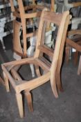 Pair of Regal chairs, mahogany