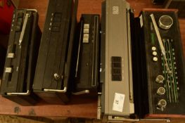 MIXED LOT: 5 RADIOS TO INCLUDE:HACKER CONSORT (1978), ULTRA MODEL 6193 (1979), PHILIPS 870 (1979),