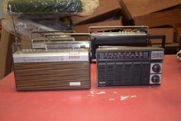 MIXED LOT: 5 RADIOS TO INCLUDE: PHILIPS 380 (1977) , BUSH AUTOMASTER 2 (1974) MODEL: VTR 265, BUSH