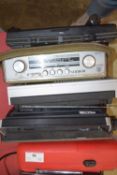 MIXED LOT: 5 RADIOS TO INCLUDE:WALKMAN 3 BAND RADIO (1985), PHILIPS D1672 STEREO RECEIVER (1985),