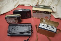 MIXED LOT: 5 RADIOS TO INCLUDE:LLOYTRON IBIZA N2402BK (2014), CURZON PERDIDO (1964), BUSH 7 (