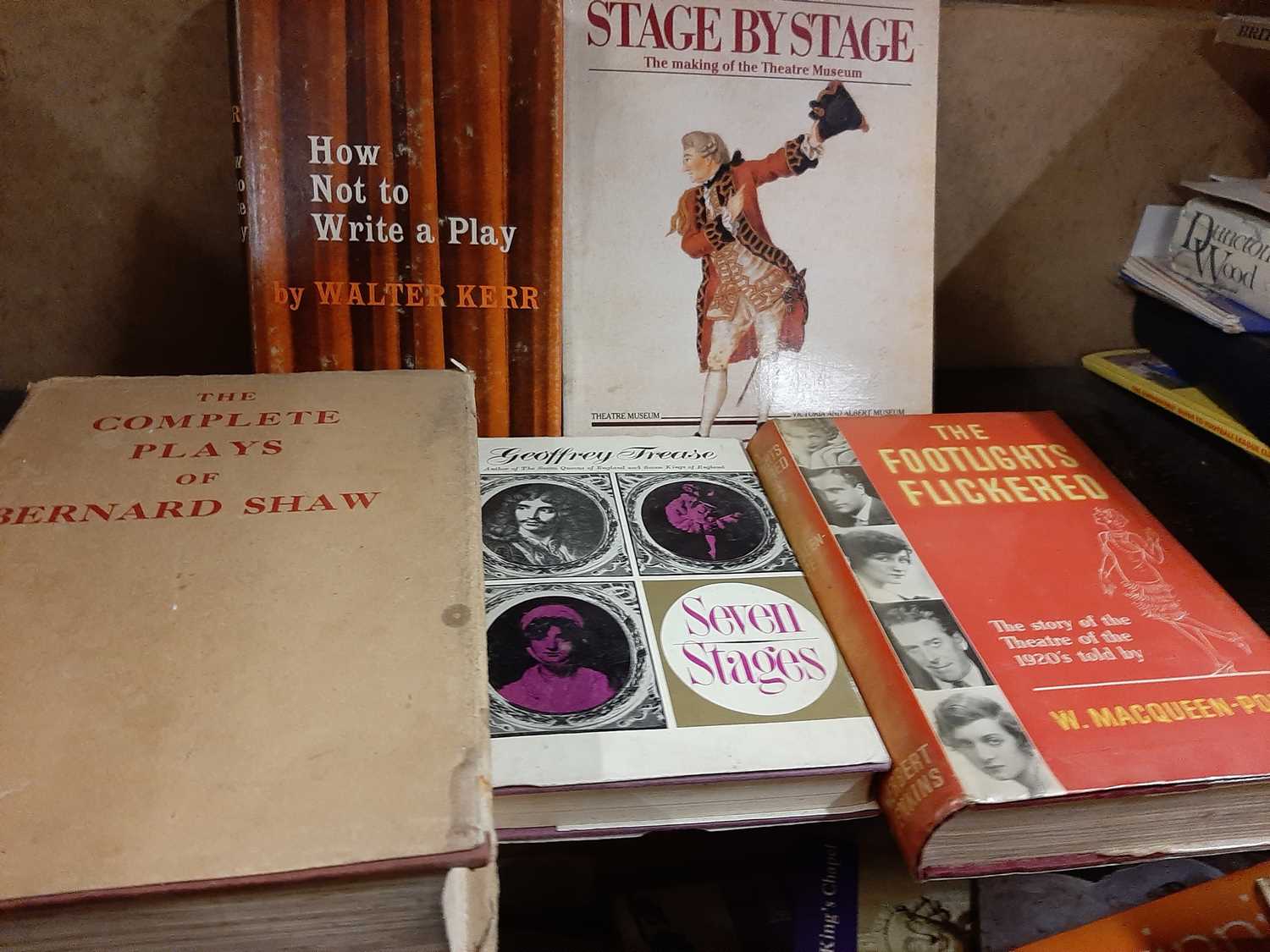 11 theatre related books (485b)