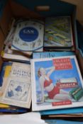 Box of ephemera on crafts and hobbies, approx 40 items