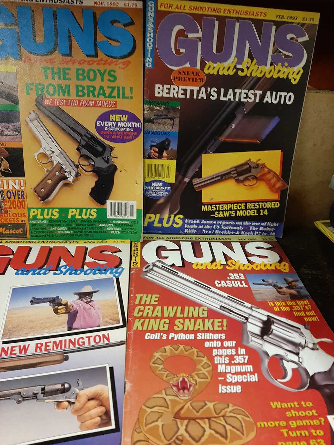 10 large format books and 8 magazines related to guns and shooting [our ref: 283] - Image 2 of 3