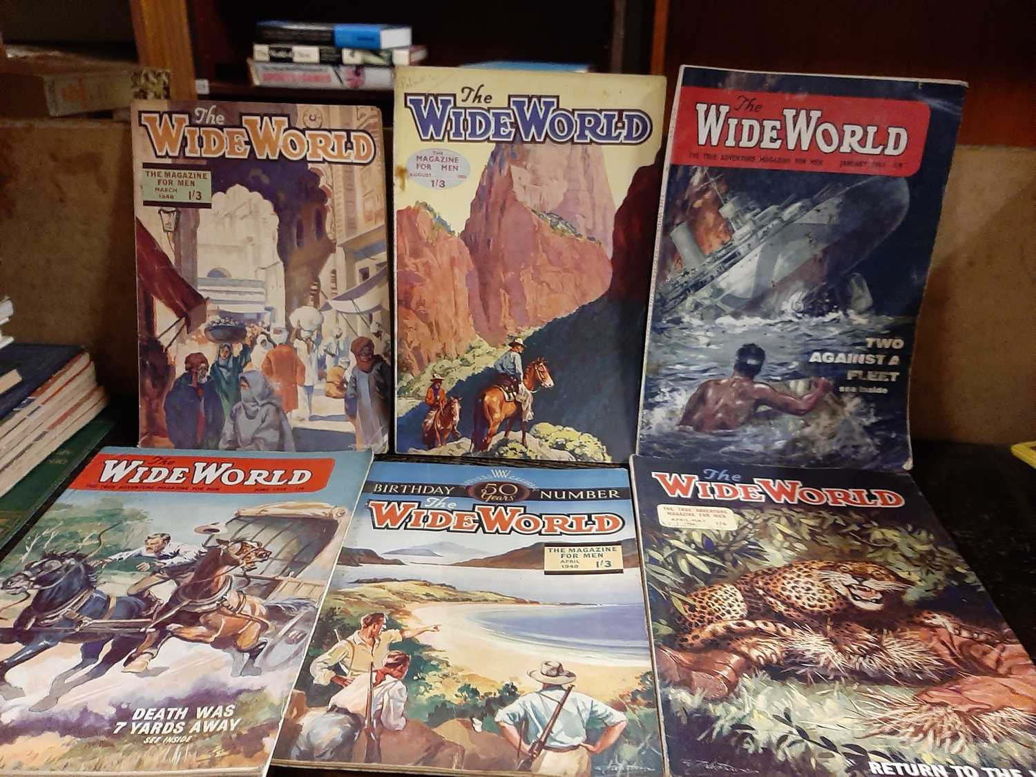 Box of approx 50 Wide World magazines from the 1940s to the 1960s (603a) - Image 2 of 2