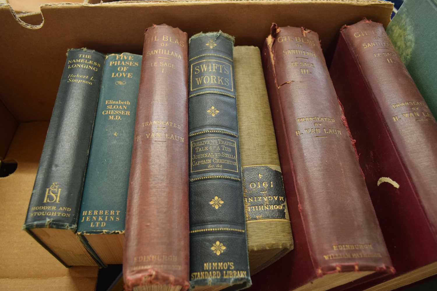 11 various rare books including three vols of Gil Blas of Santillana translated by H van Laun, - Image 2 of 2