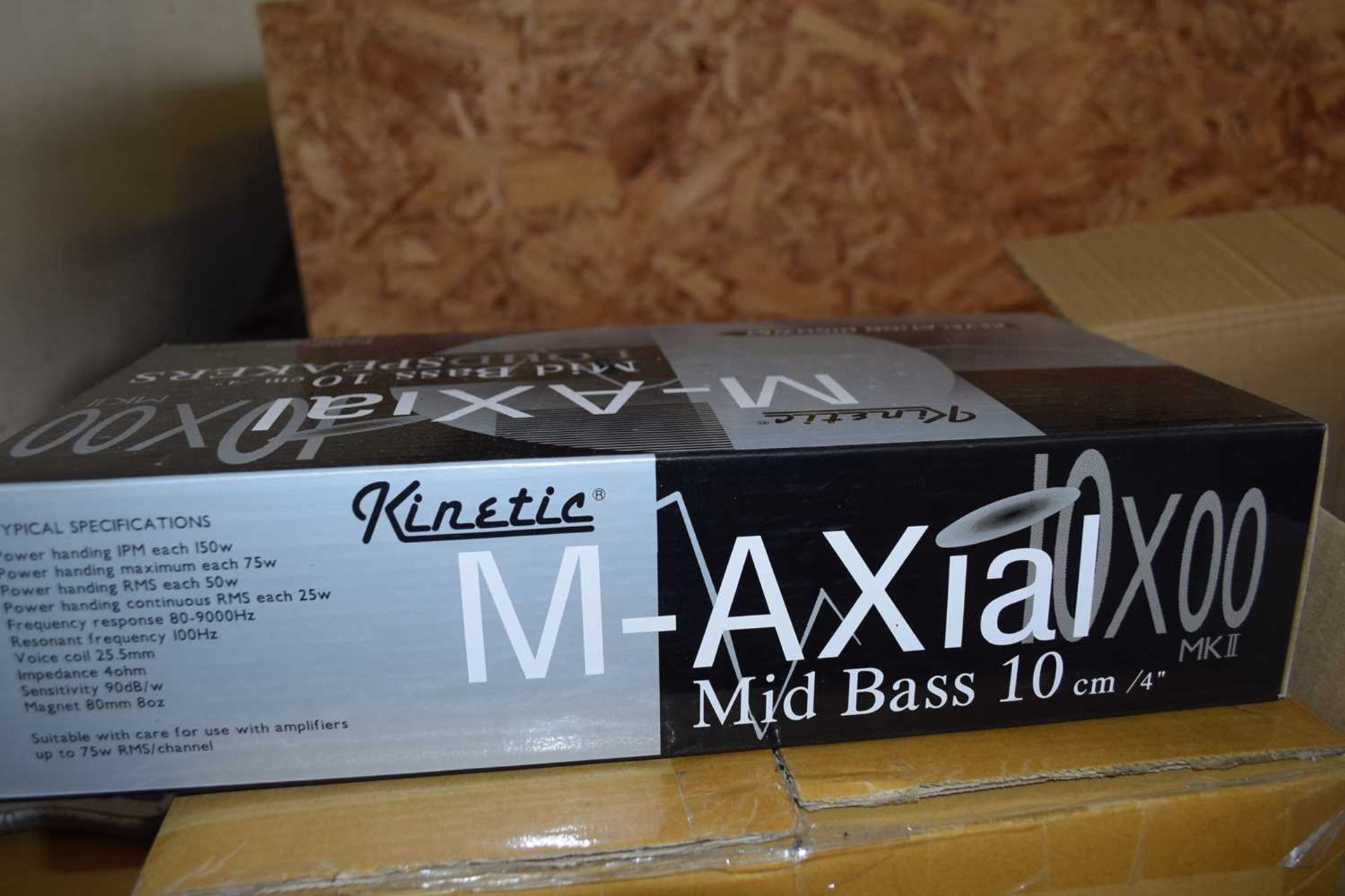 6 pairs of Kinetic M/AXIAL Mid Bass 10cm Speakers 10X00MK2 - Image 5 of 5