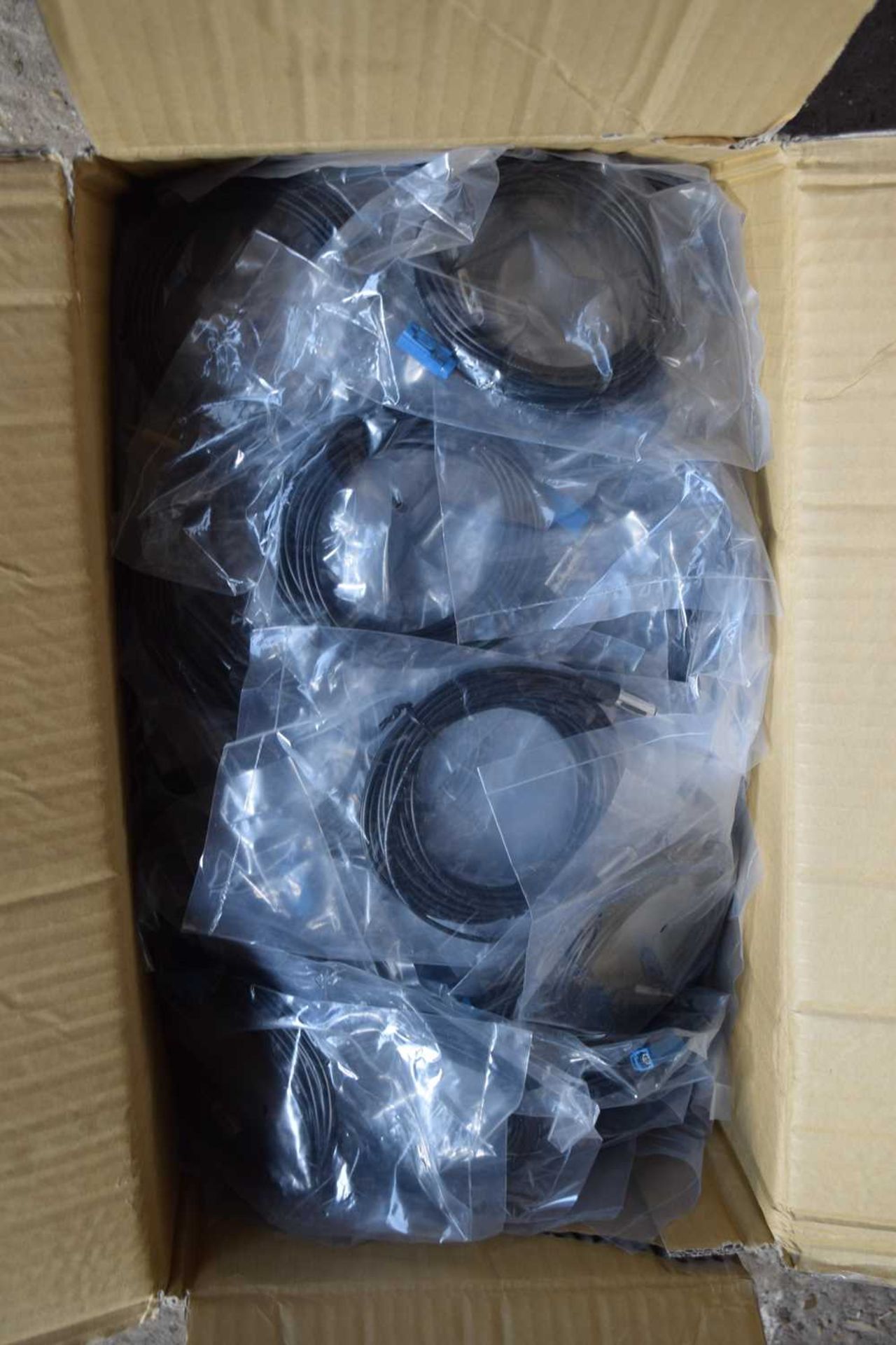 Box containing a large qty (100+) of 5m Fakra-DIN cables