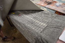 Woodyard power loom dark grey rug, width 90cm