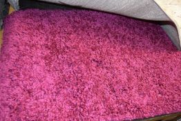 Gil Rug Collection shaggy lilac rug, 110 x 60cm