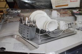 Two-tier dish rack