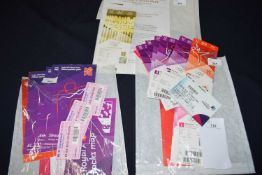 Vairous ephemera from the London 2012 Olympic games to include, Spectator guides for Athletics,