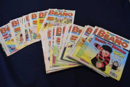 A collection of 'The Beano' Comics from 1992 (incomplete) Starts 15/2/92 No 2587 - 2632, OCT No.