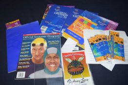 Various ephemera from the sydney Olympic games 2000 to include, Closing Ceremony ticket x 1; Closing