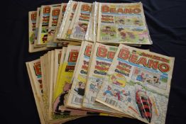 A collection of 'The Beano' Comics from 1994 (incomplete) No. 2685-2737 (Missing No. 2699, 2717,