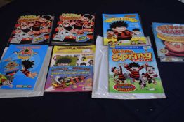 Mixed lot of Dennis the Menace sticker albums. ' Beano Sticker Album 1989 (untouched)', 'All time