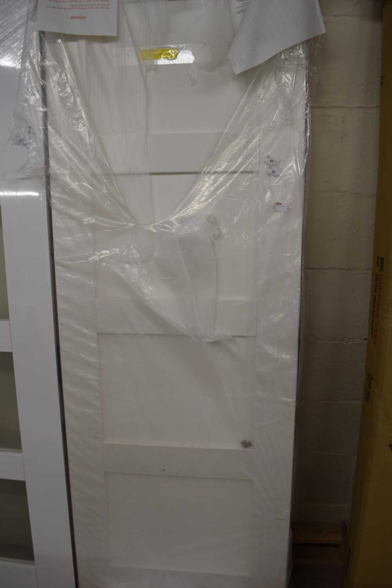 Pair of internal doors, white, width 69cm, height 200cm