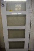 Shaker internal door with glazing, 198cm x 83cm