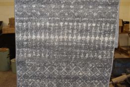 Bodrum dark grey floor rug 3ft x 5ft