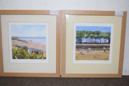 D Hall, British Contemporary, A pair of limited edition prints