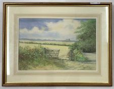 Arthur A. Pank (British, 20th century), "Poppies - Summers Day", acrylic on board, signed, framed