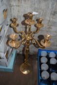 Free standing candle candleabra, height approx 78 cm