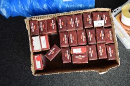 Box containing 25 mulled wine spice kits